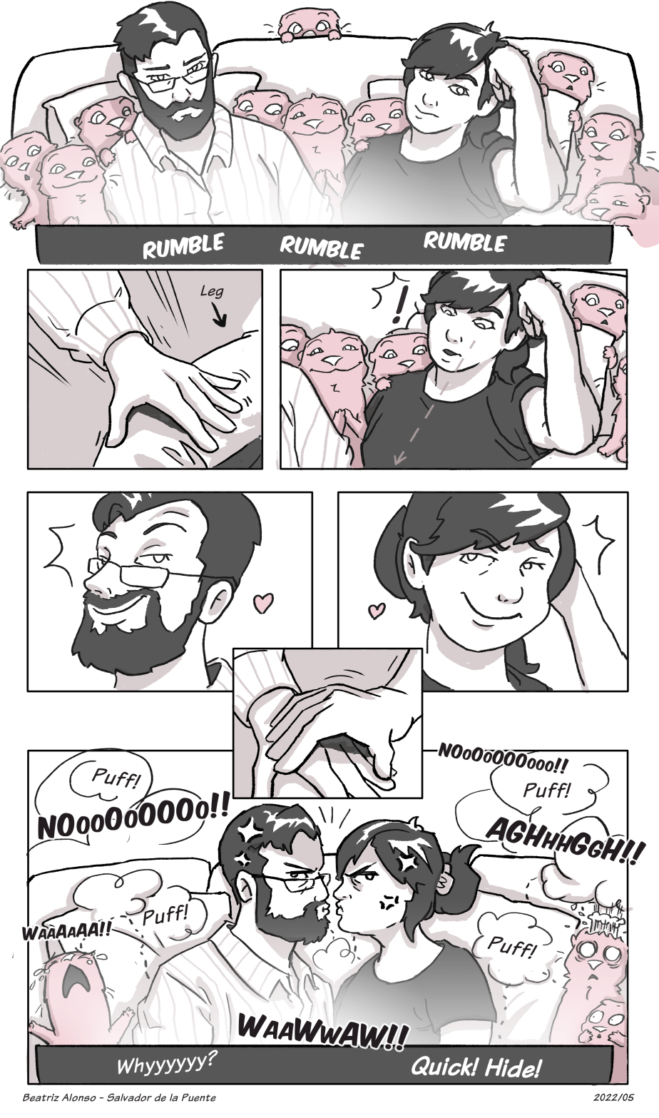 Otter’s Strips. Kissing&nbsp;Drama.